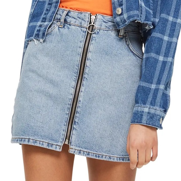 Topshop Denim Skirt - Picture 5 of 5